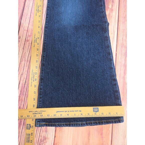 Levis Ribcage Bell High Rise Jeans 30X32 Blue Denim Slim Hip & Thigh NWT NEW - Picture 9 of 9